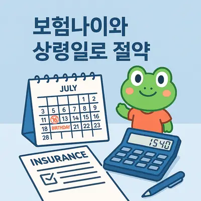 보험나이와 상령일 알면 보험료 절약하는 숨겨진 방법