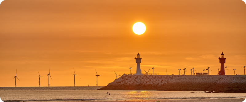 전북 고창 구시포 해수욕장 새해 일출 명소/출처:강선달힐링센터
