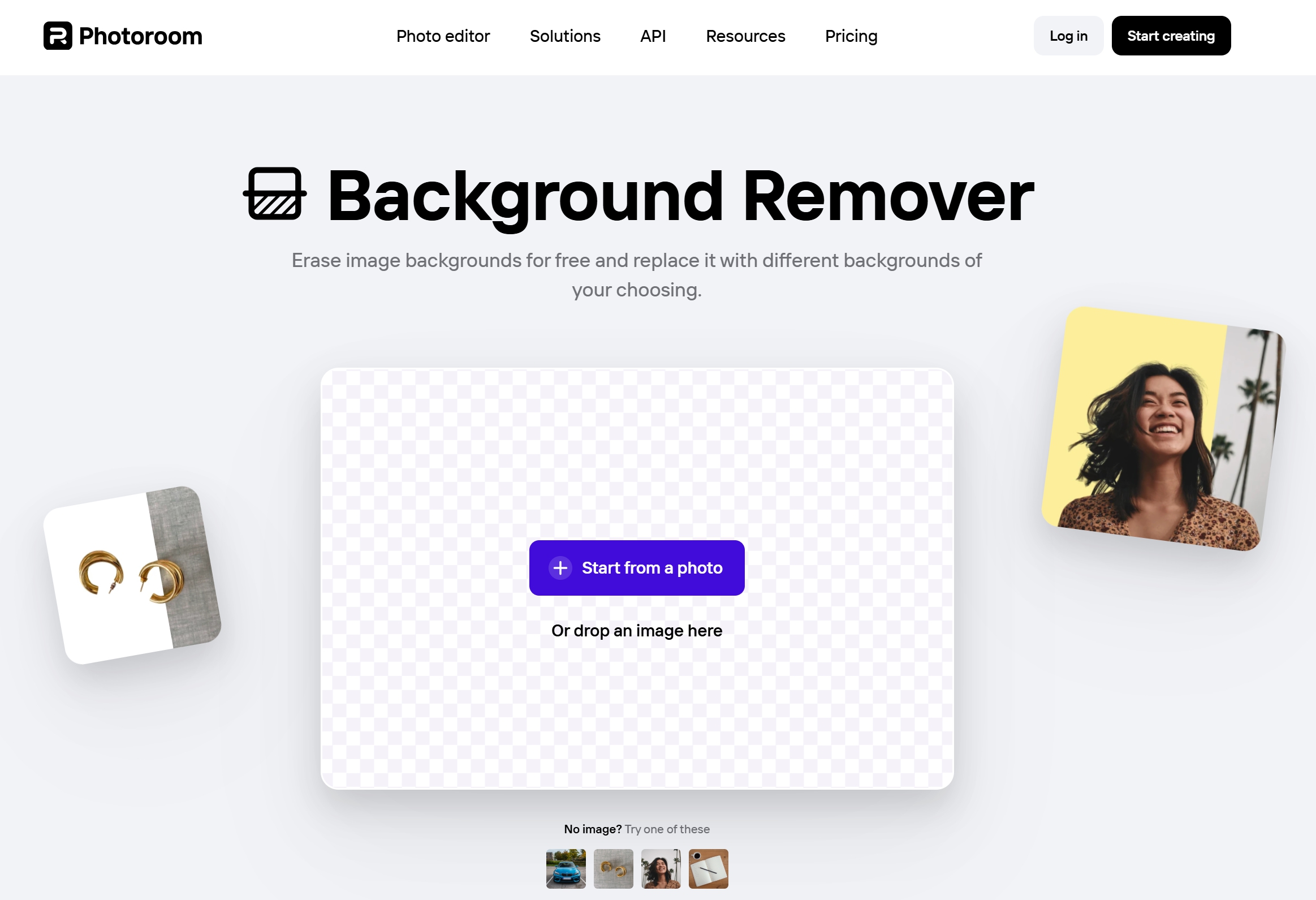 Background Removal Site TOP 5: Photoroom
