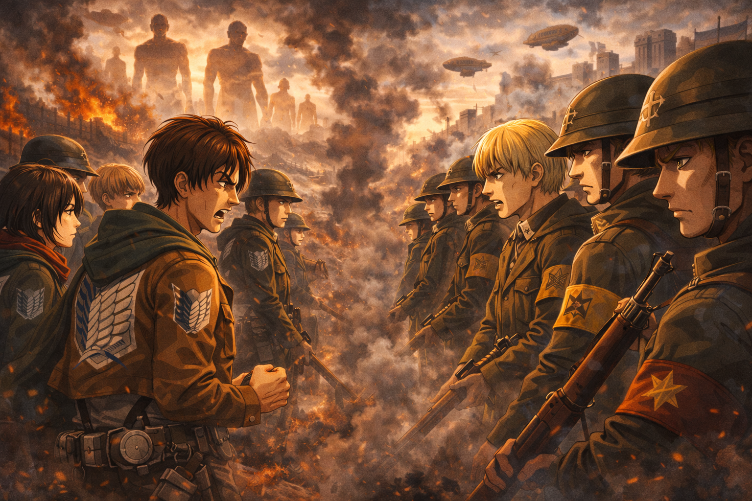 진격의 거인 마레와 엘디아의 갈등