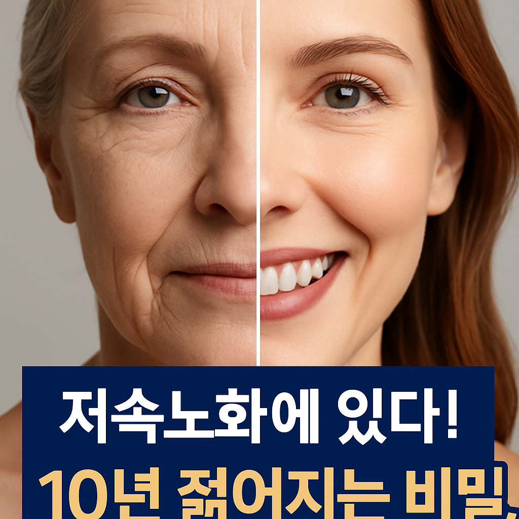 저속노화 -"10년 젊어지는 비밀"