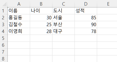 엑셀파일