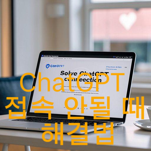 ChatGPT 접속 안될 때 해결법