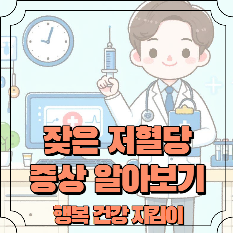 잦은 저혈당 증상 알아보기