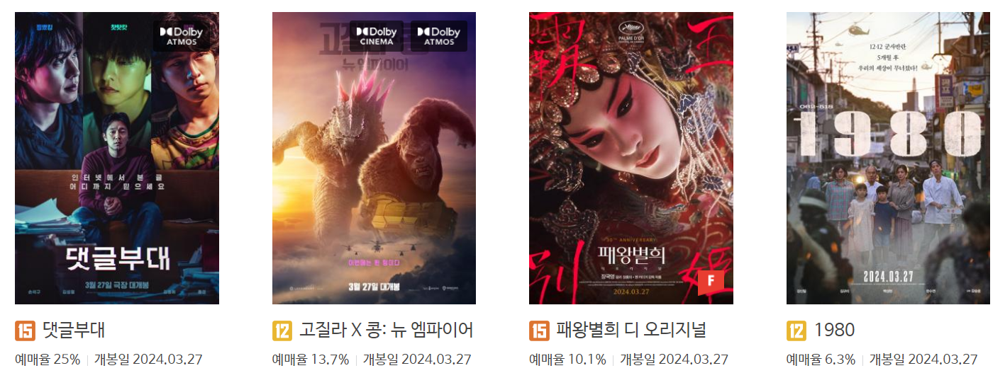 메가박스 문화의 날 3월 27일 수요일