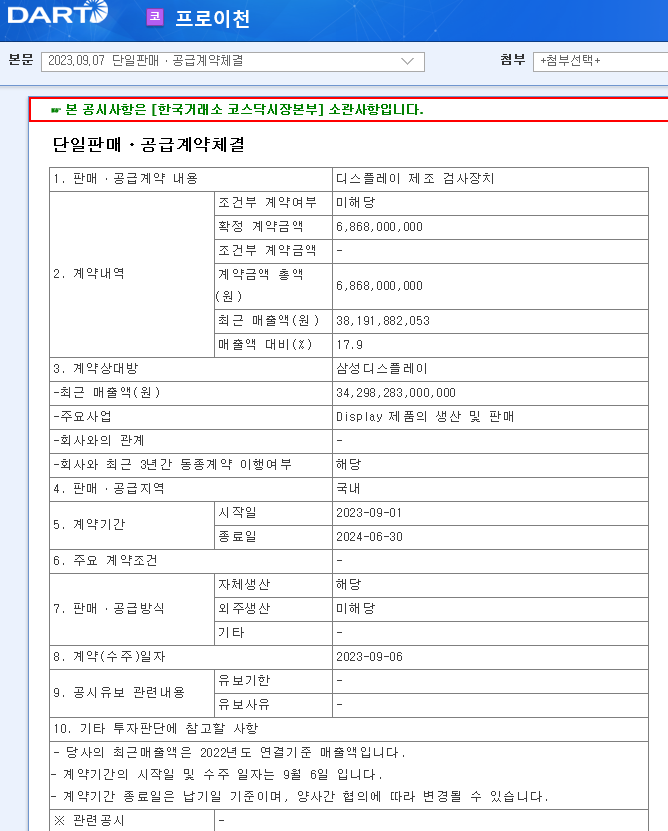 프로이천 삼성디스플레이