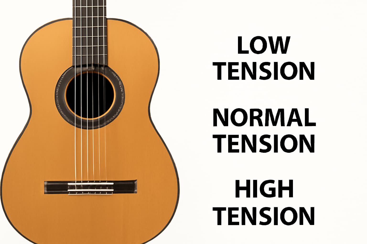클래식 기타 스트링과 장력