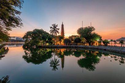 베트남 하노이 호안끼엠 호수