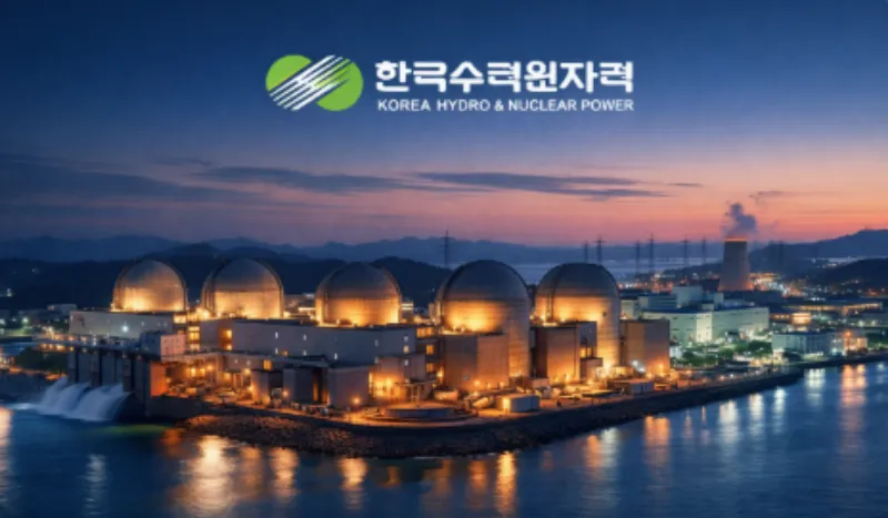 한국수력원자력 원자력 발전소 전력 생산 인프라 이미지