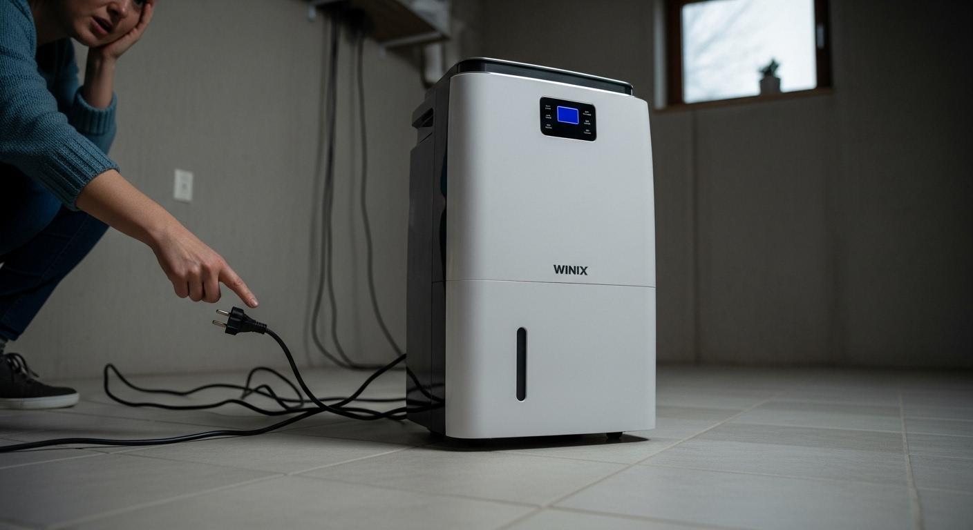 위닉스 제습기 전원고장