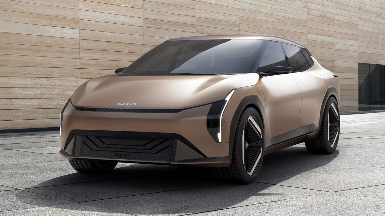 Kia EV4 콘셉트 카 전면부