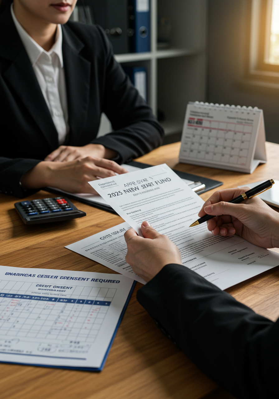 2025 새출발기금 &ndash; 신청 후 채권자 동의와 부동의 이미지요약