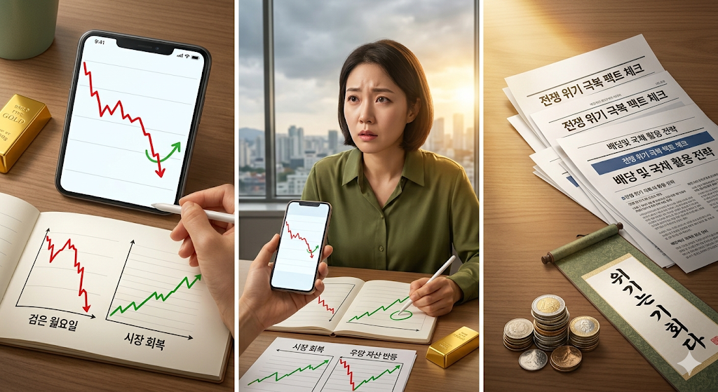 전쟁 위기? 하락장에서 잠 편히 자는 퇴직연금 '철벽 방어' 포트폴리오 공개