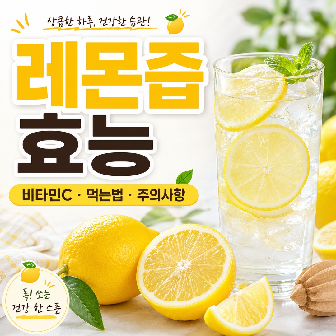 레몬즙 효능