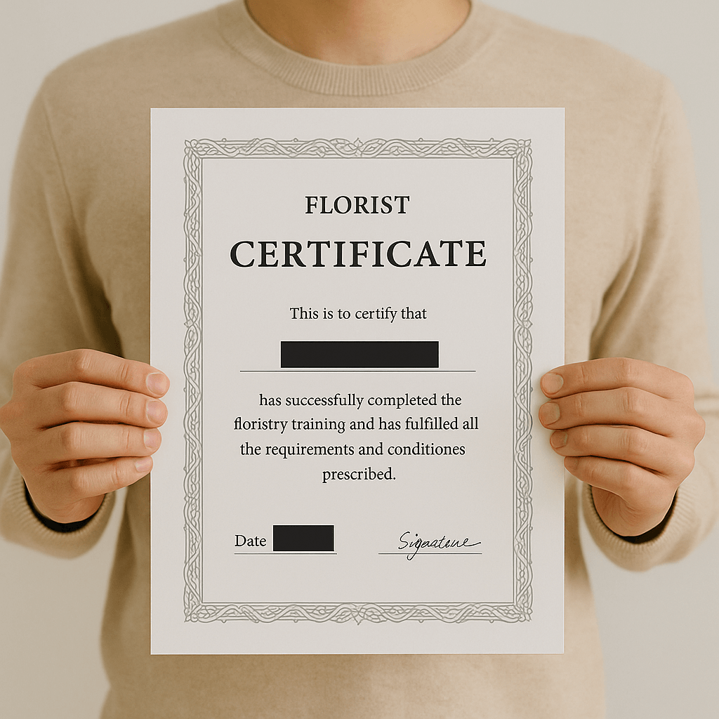 플로리스트 자격증