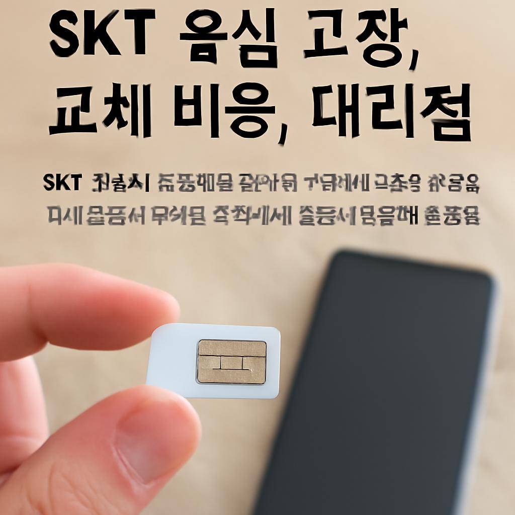 skt 유심 무상 교체 방법