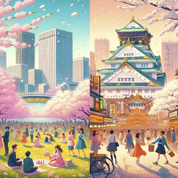 봄일본여행 도쿄 오사카