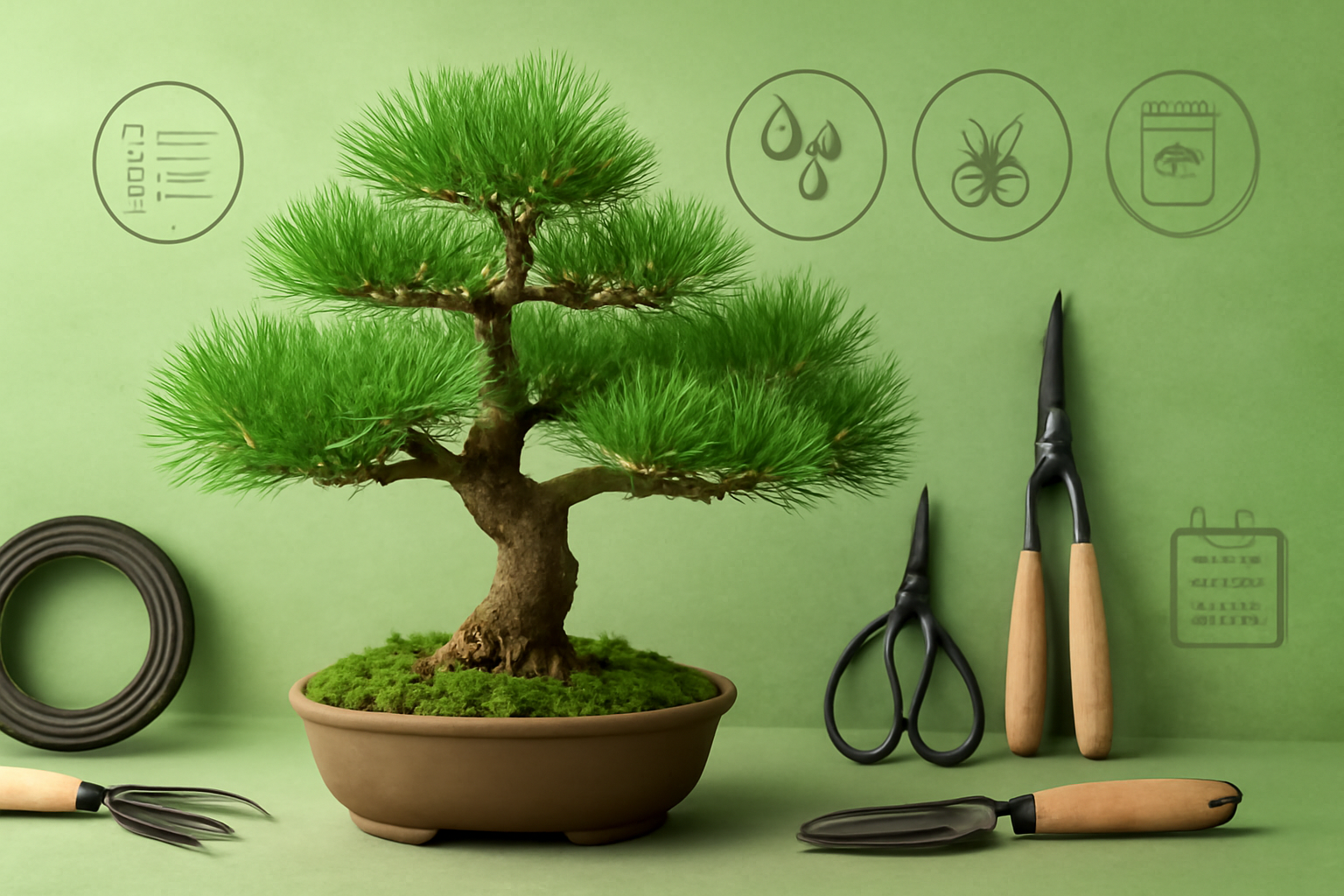 2025년 분재 소나무 전정 달력
월별 관리 체크리스트와 실전 팁