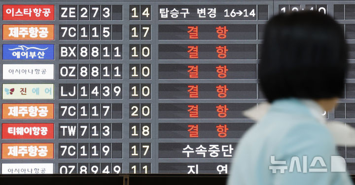공항 혼잡 상황