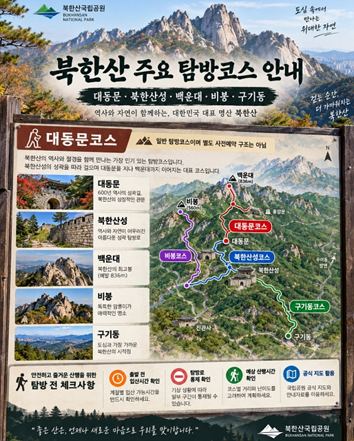 북한산 국립공원 예약 총정리