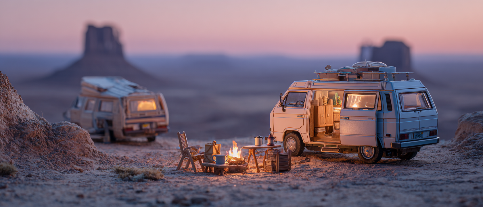 미니어처풍으로 재해석한 노매드랜드 장면 by pearl's review