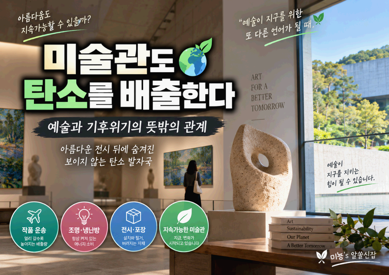 미술관도 탄소를 배출한다|예술과 기후위기의 뜻밖의 관계