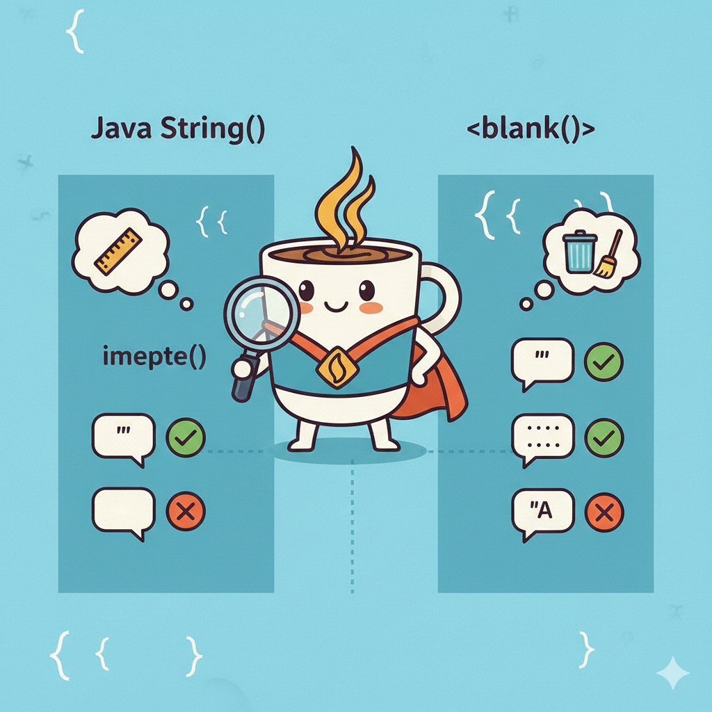 String.isBlank()와 isEmpty()의 차이