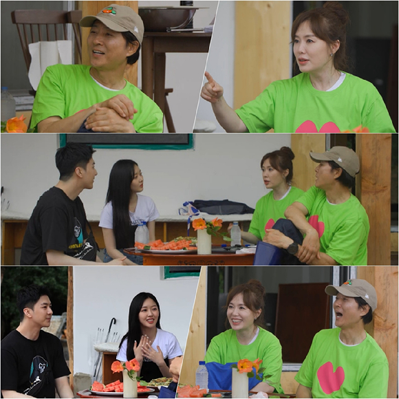 &#39;세컨하우스&#39; 천둥&#44; 미미가 최수종-하희라 부부를 만나 비밀연애 스토리를 공개한다. [사진=KBS2]
