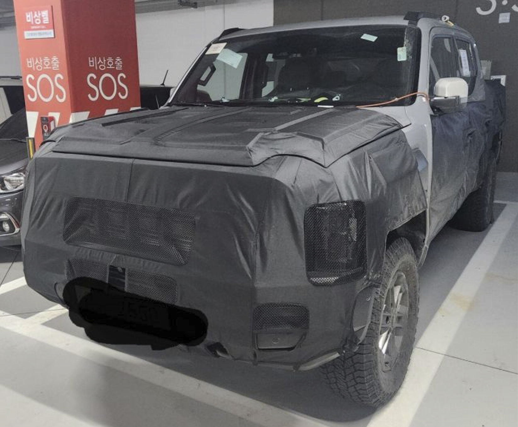 기아 프레임바디 픽업트럭 타스만 테스트카