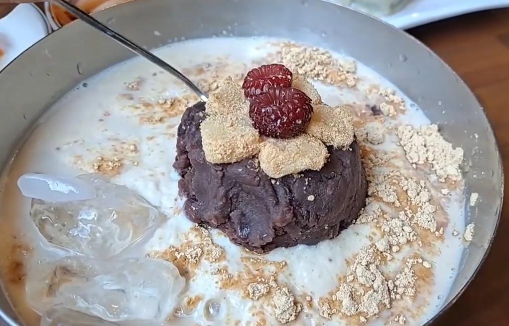 팥빙콩국수