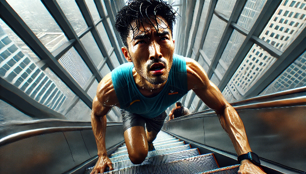 서울 도심에서 펼쳐진 이색 스포츠, 도심속수직마로톤