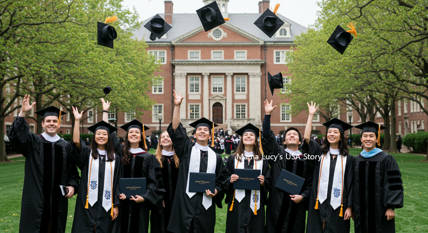 미국 대학교 졸업