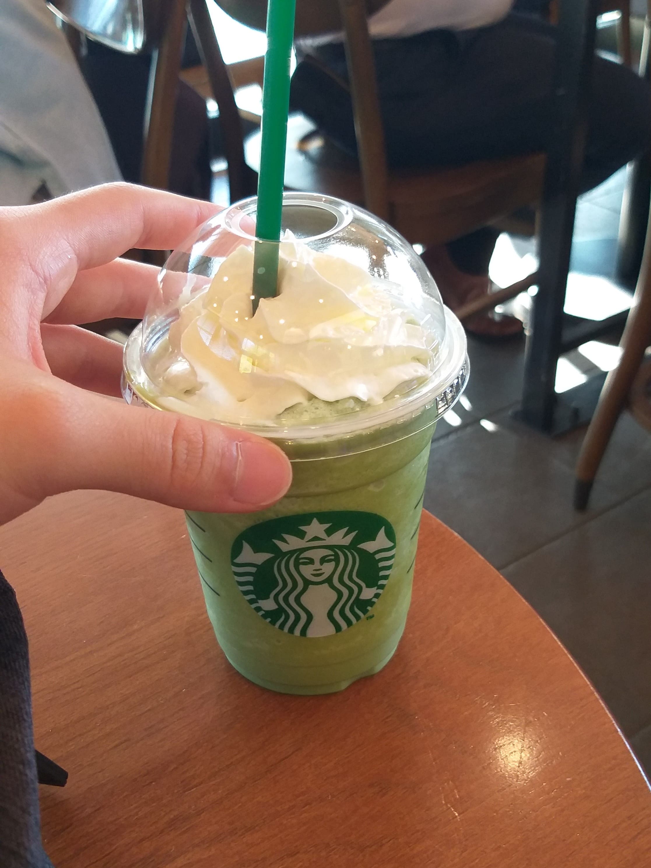 도야마 스타벅스 녹차 프라푸치노
