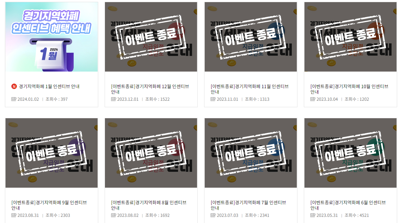 경기도 지역화폐 사용자 혜택