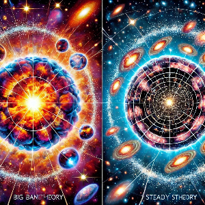 빅뱅우주론과 정상우주론의 대립