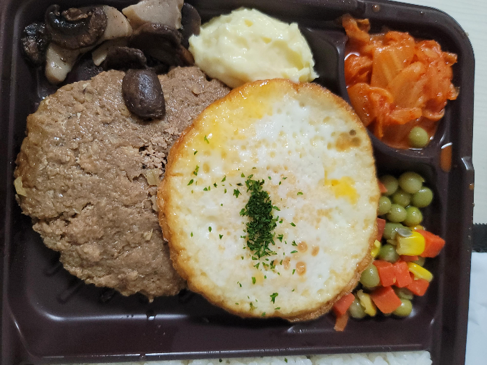 에그함박스테이크 GS편의점 도시락