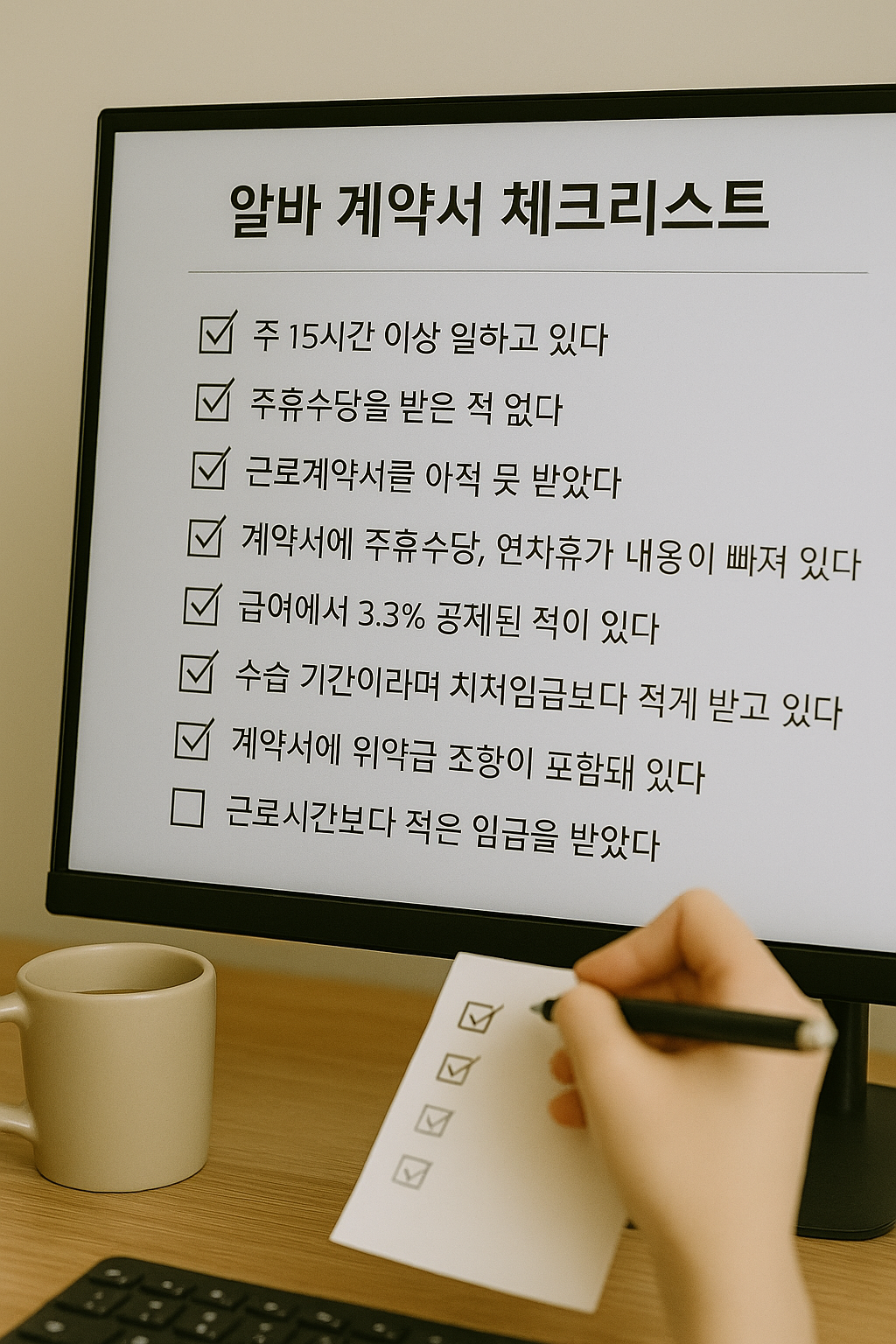 알바 근로계약서, 이것만 알면 걱정 끝!