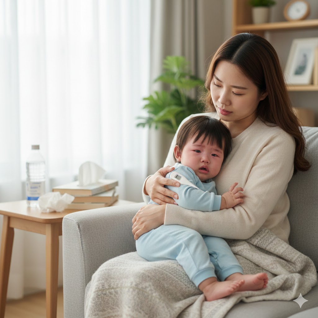 아기 갑자기 토하고 설사할 때, 응급실 가야 하는 신호 아기응급실 아기장염