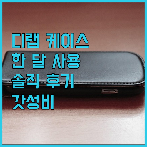 디랩 하이쉴드 맥세이프 케이스 한 달..
