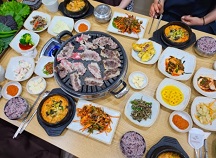 우렁쌈밥-차돌정식