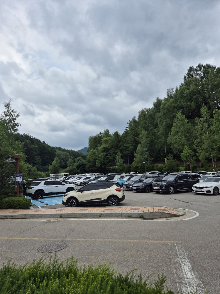 워터파크 앞 주차장