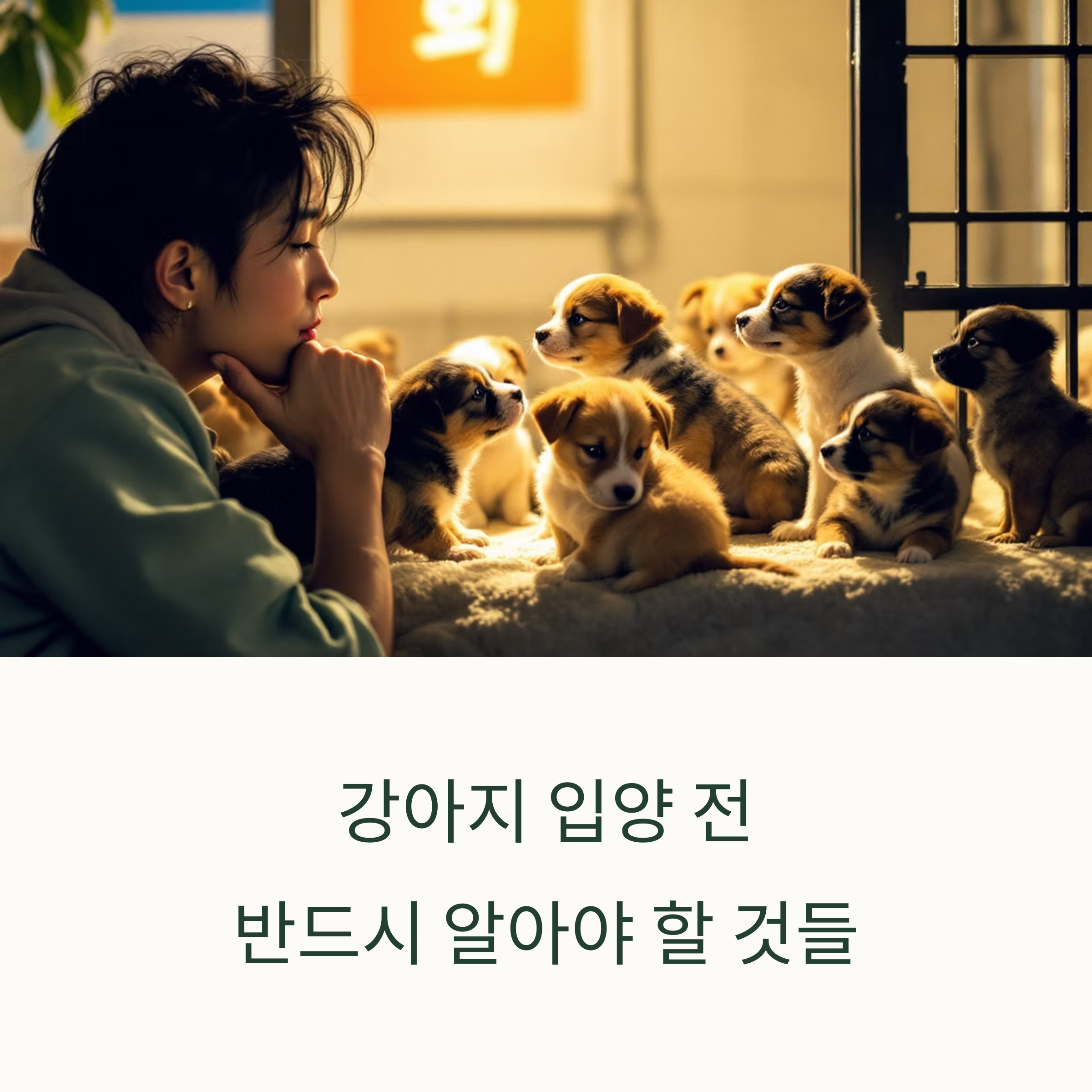 강아지 입양 전 반드시 알아야 할 것