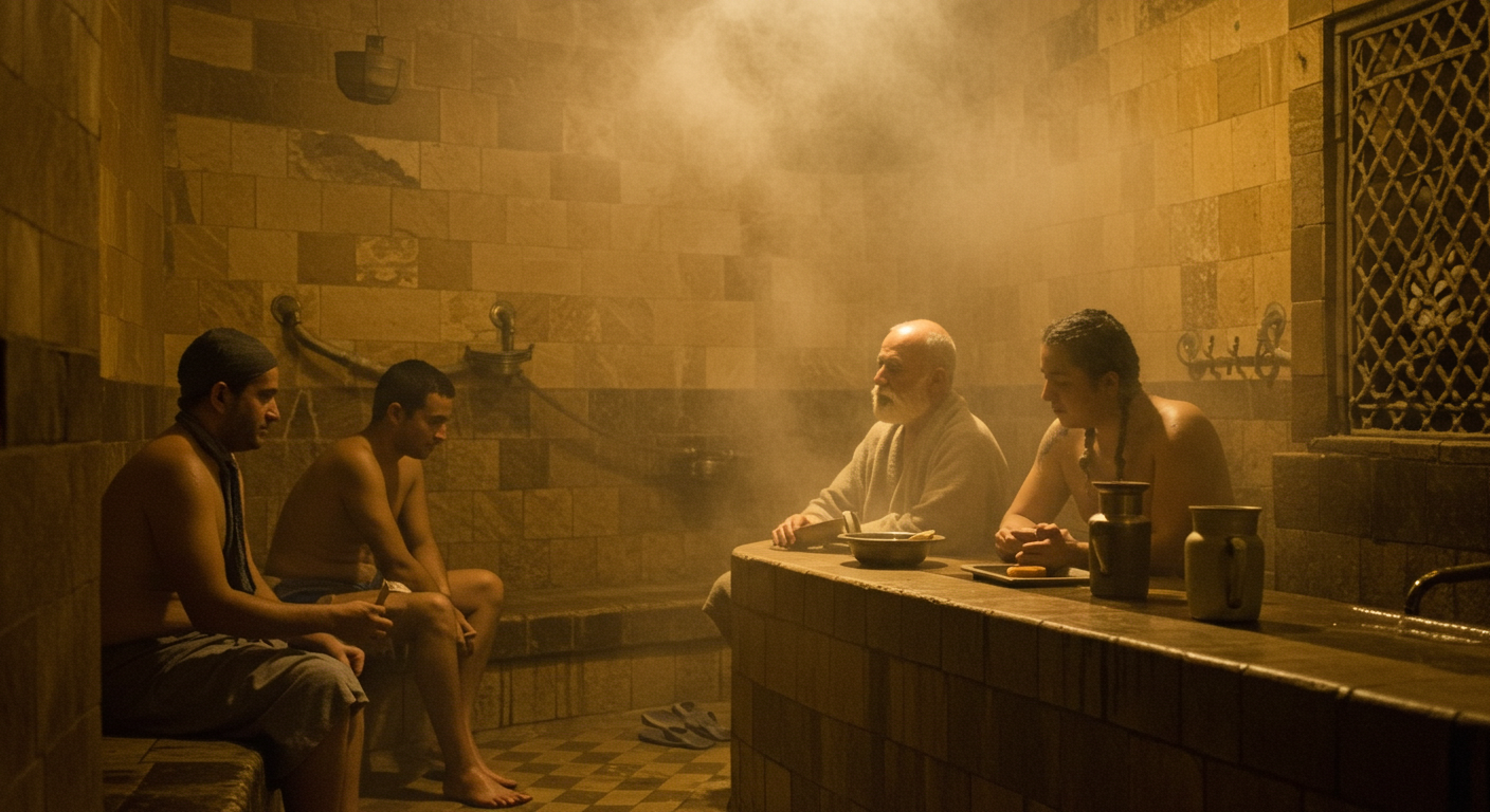 모로코 공공 목욕탕 하맘