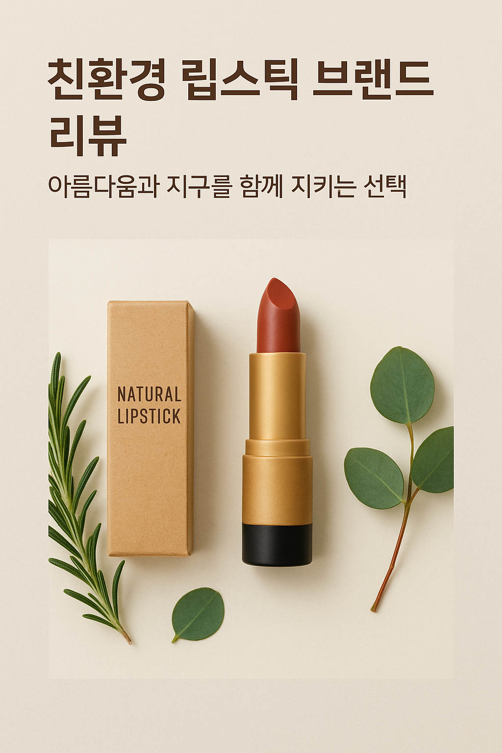 친환경 립스틱