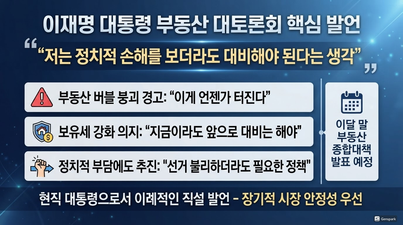 "정치적 손해 보더라도 대비해야"