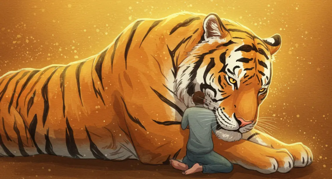 호랑이를 안는 꿈 해몽