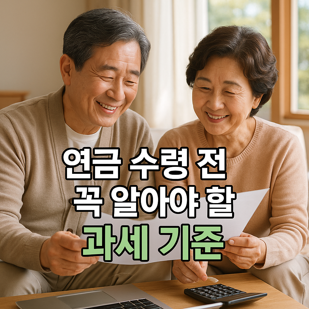 은퇴 부부의 연금 과세 기준 검토