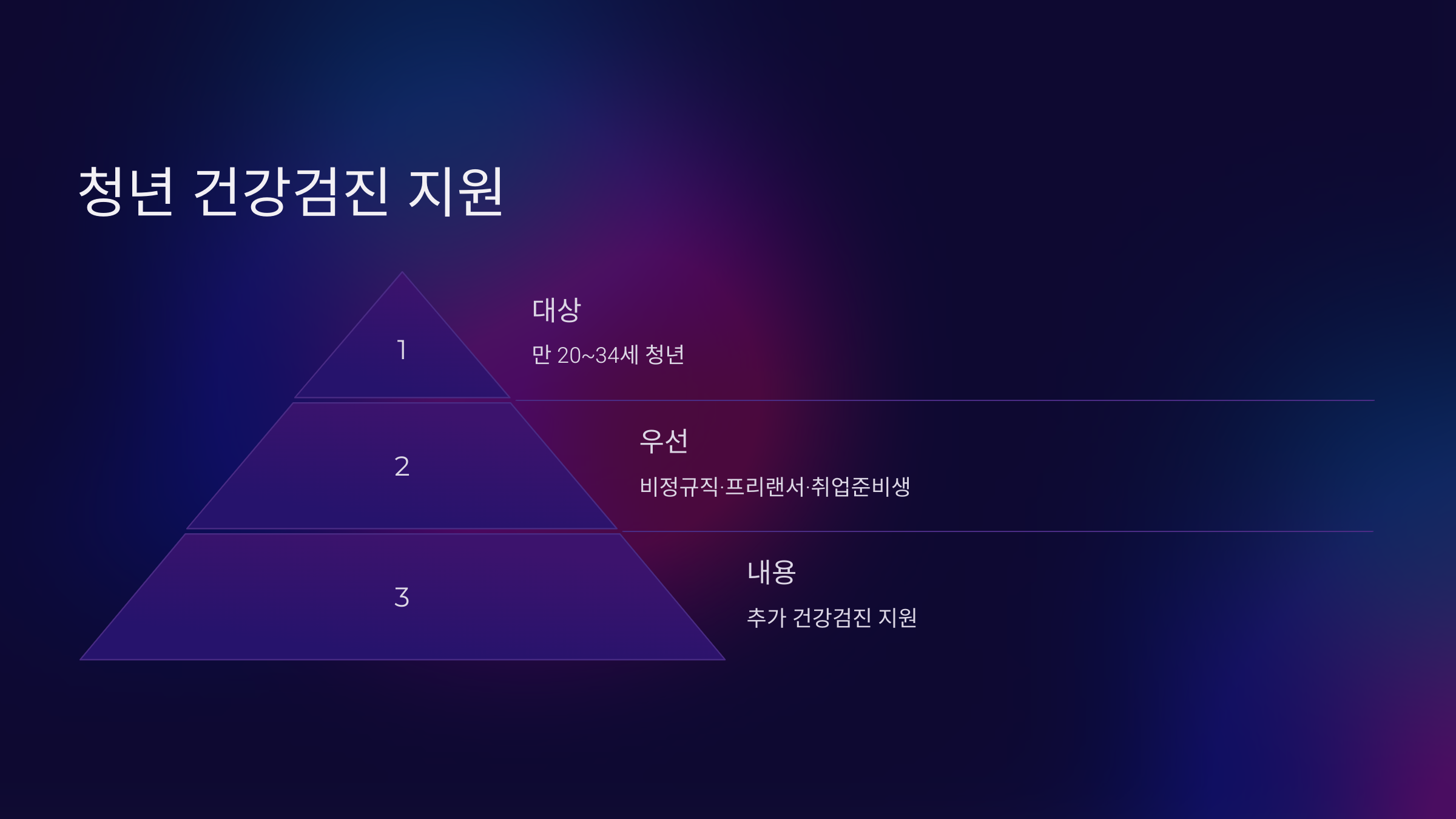 청년 건강검진 지원