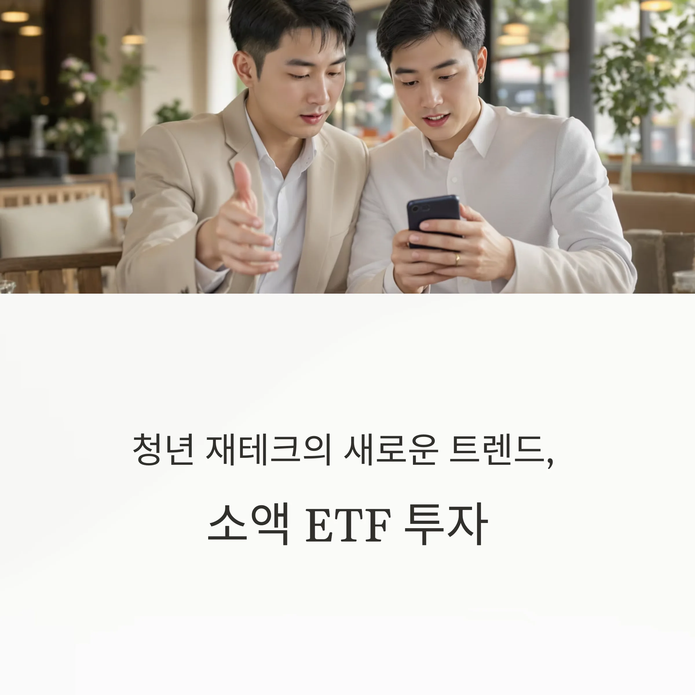 청년 재테크의 판을 바꾸는 ‘소액 ETF 투자