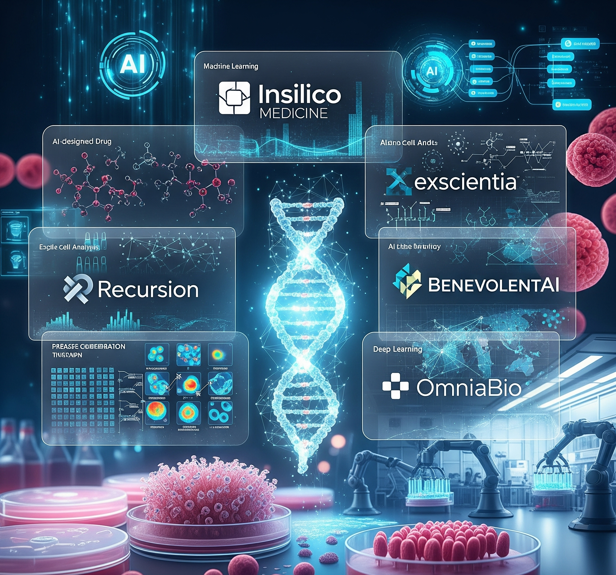 줄기세포 AI 융합 시대의 개척자들: 혁신을 이끄는 국내외 기업들